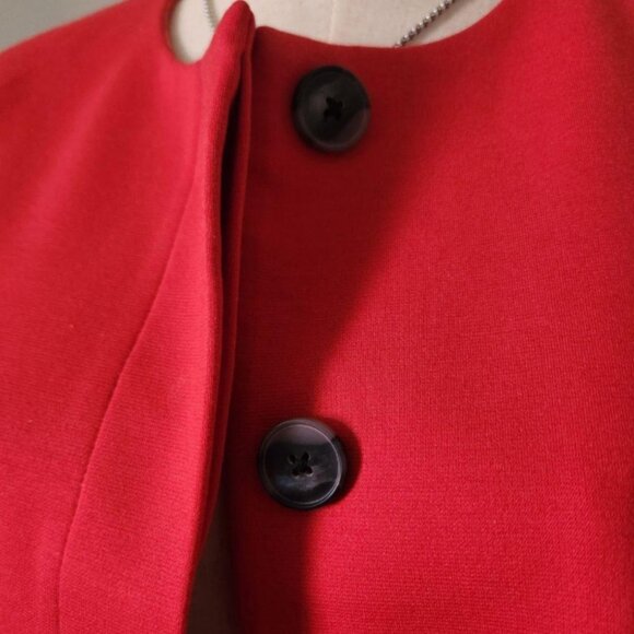 Vintage SPIEGEL Red & Black Colorblock Suit Jacket. Size 10. - Picture 3 of 8